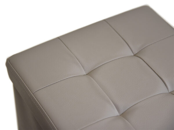 Cube plain color 38x38x38 tortora