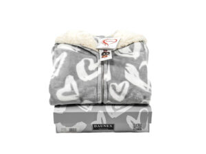 Vestaglia flannel dis. hearts
