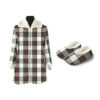 Vestagle e accessori baby flannel  dis. tartan