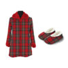 Vestagle e accessori baby flannel  dis. tartan