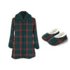 Vestagle e accessori baby flannel  dis. tartan
