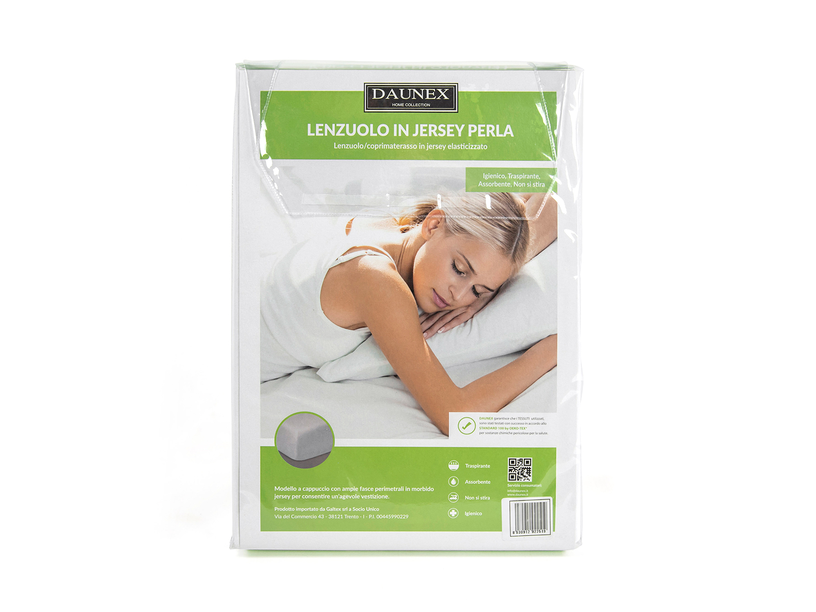 Lenzuola jersey perla - Daunex