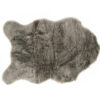 Tappeto sagomato fur melange 60x90 cm v.tortora