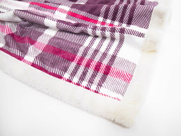 Plaid chester / felt bag
