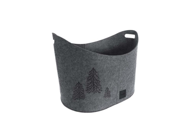 Porta riviste/porta legna - mod. bag - col.antracite