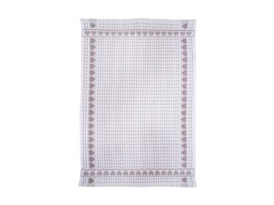 Strofinacci spugna dis.cuoricino 50x70 col.tortora