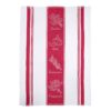 Strofinacci dis.ortolano 50x70 col.rosso