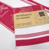 Strofinacci dis.ortolano 50x70 col.rosso