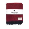 Plaid raffaello in morbido mohair con frange