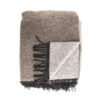 Plaid raffaello in morbido mohair con frange