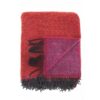 Plaid raffaello in morbido mohair con frange