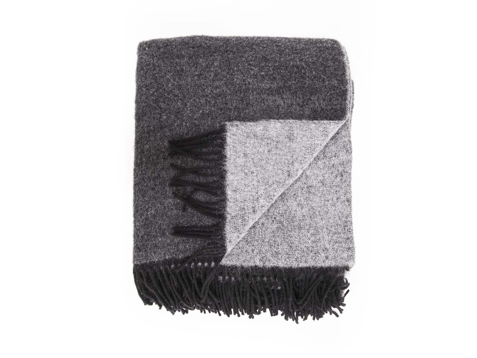 CUDDLE DREAMS Coperta da lancio in cashmere premium con frange