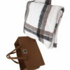 Plaid cambridge / felt bag