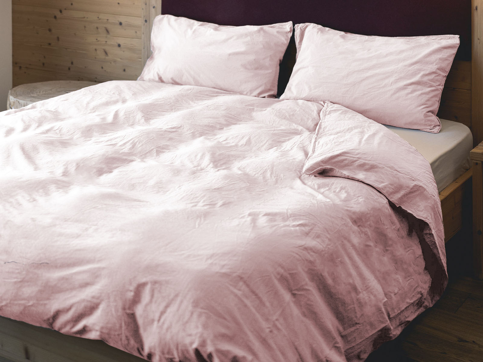 ETHERE Copripiumino per letto da 80 cm Palm Tree, copripiumino 140 x 200, 100% cotone 200 fili, extra morbido, chiusura con bottoni nascosti