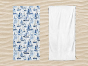 Telo mare microvelour 100x180 antartic