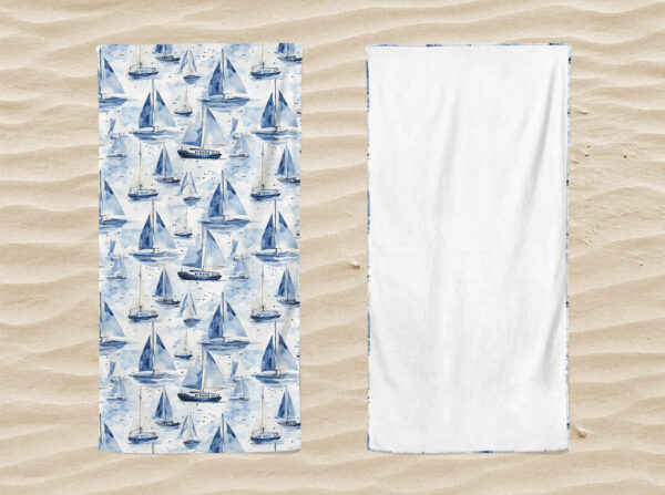 Telo mare microvelour 100x180 antartic