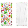 Telo mare microvelour 100x180 fruits