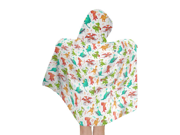 Telo mare kids microvelour c/cappuccio imb.c