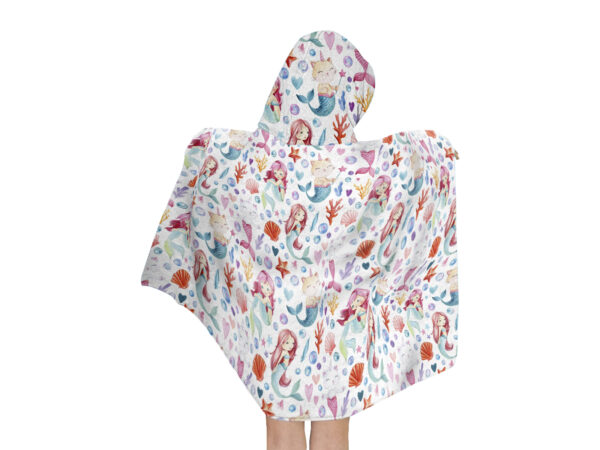 Telo mare kids microvelour c/cappuccio imb.c