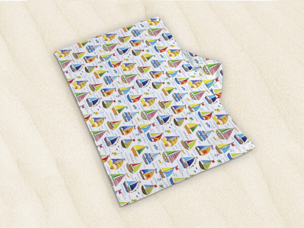 Telo mare kids microvelour c/cappuccio imb.c