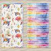 Telo mare compact dry dis.tartaruga 100x170