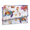 Telo mare compact dry dis.tartaruga 100x170