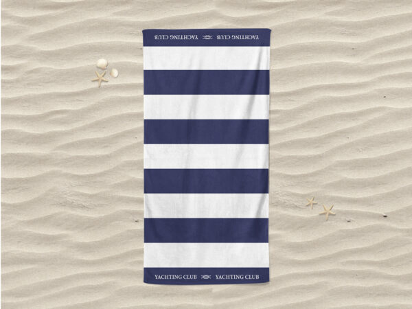 Telo mare jacquard marines 100x180