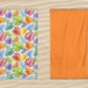 Telo mare microspugna 90x170 bora bora con frange