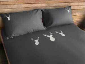 Parure ricamato dis. deer