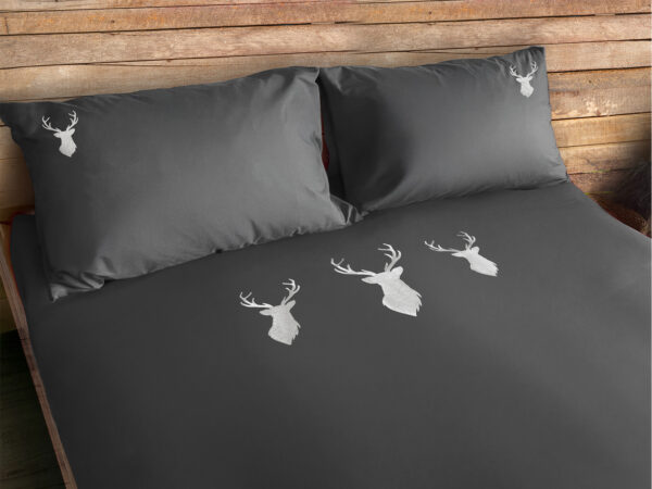 Parure ricamato dis. deer