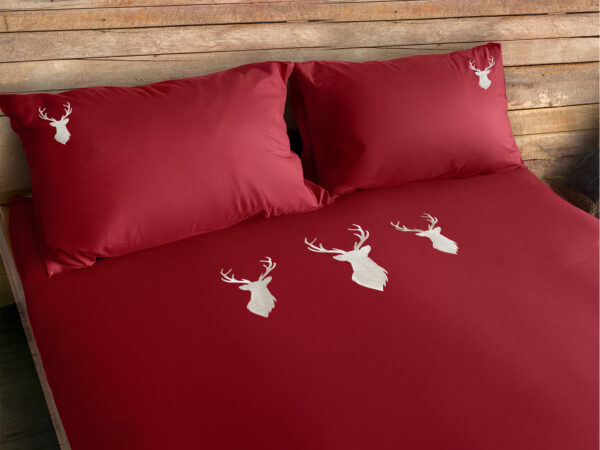 Parure ricamato dis. deer