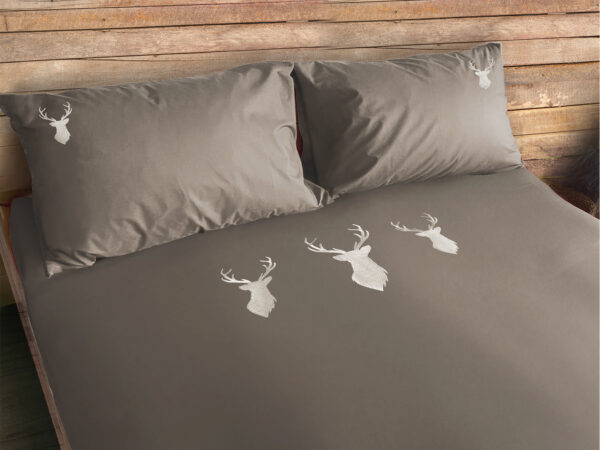 Parure ricamato dis. deer