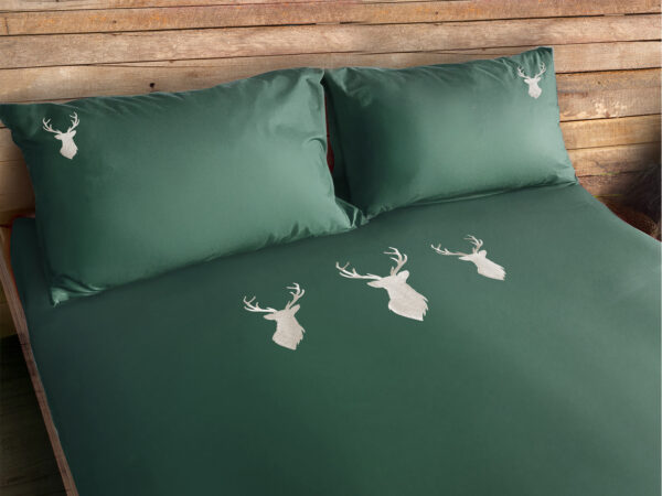 Parure ricamato dis. deer