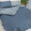 Parure copripiumino bicolor easy - no stiro
