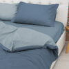 Parure copripiumino bicolor easy - no stiro