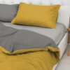 Parure copripiumino bicolor easy - no stiro