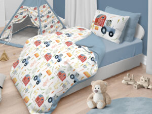 Parure baby dream dis. farm- stampa digitale