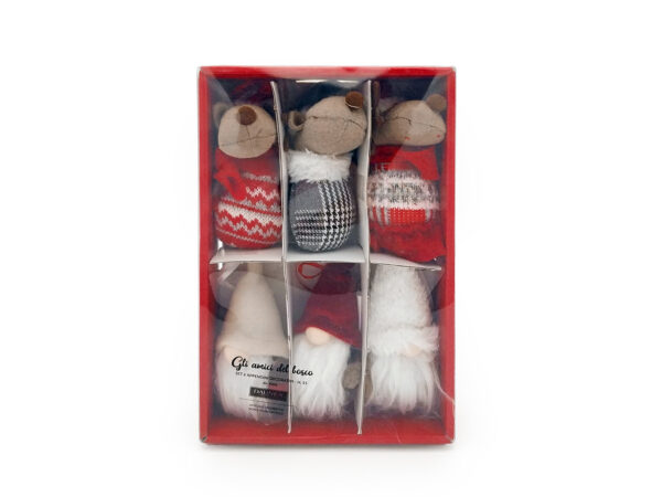 Set 6 appendini decorativi art. 8006