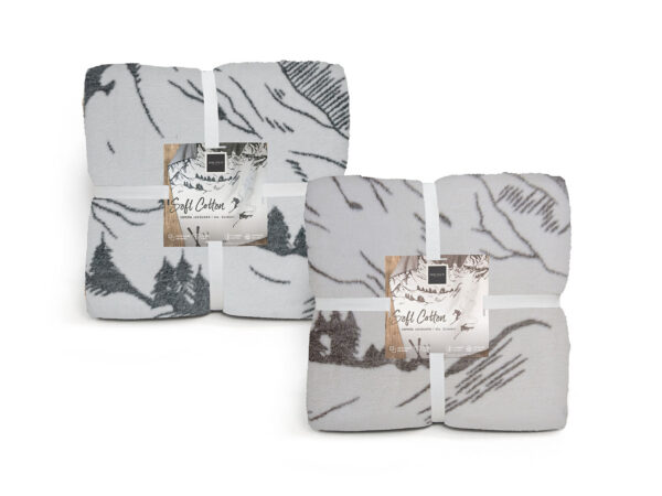 Coperta softcotton dis. sciatori