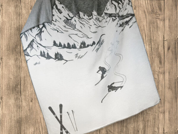 Coperta softcotton dis. sciatori