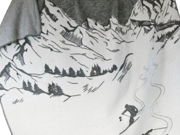 Coperta softcotton dis. sciatori