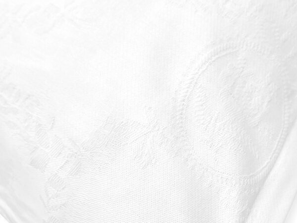 Coppia copriguanciale medaglione con cerniera