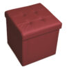 Cube plain color 38x38x38 bordeaux