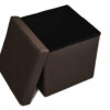 Cube plain color 38x38x38 moka