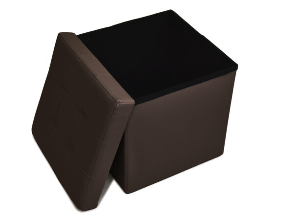 Cube plain color 38x38x38 moka