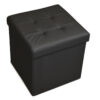 Cube plain color 38x38x38 nero