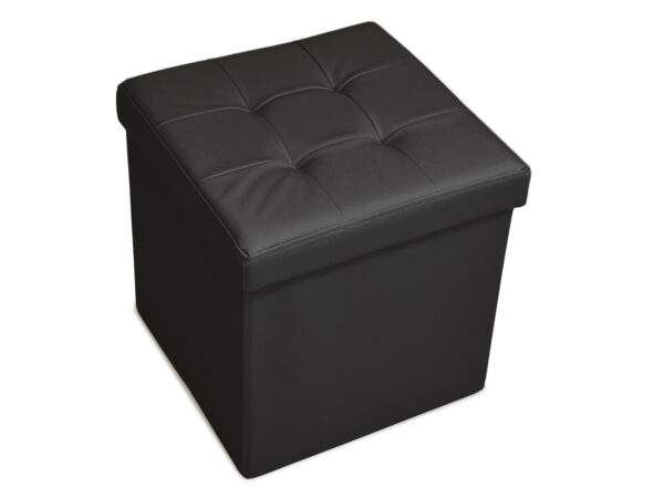 Cube plain color 38x38x38 nero