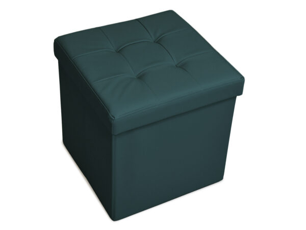 Cube plain color 38x38x38 petrolio