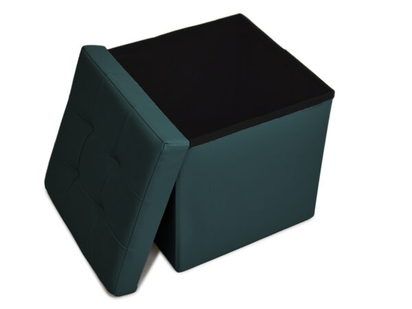 Cube plain color 38x38x38 petrolio
