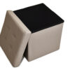 Cube plain color 38x38x38 tortora